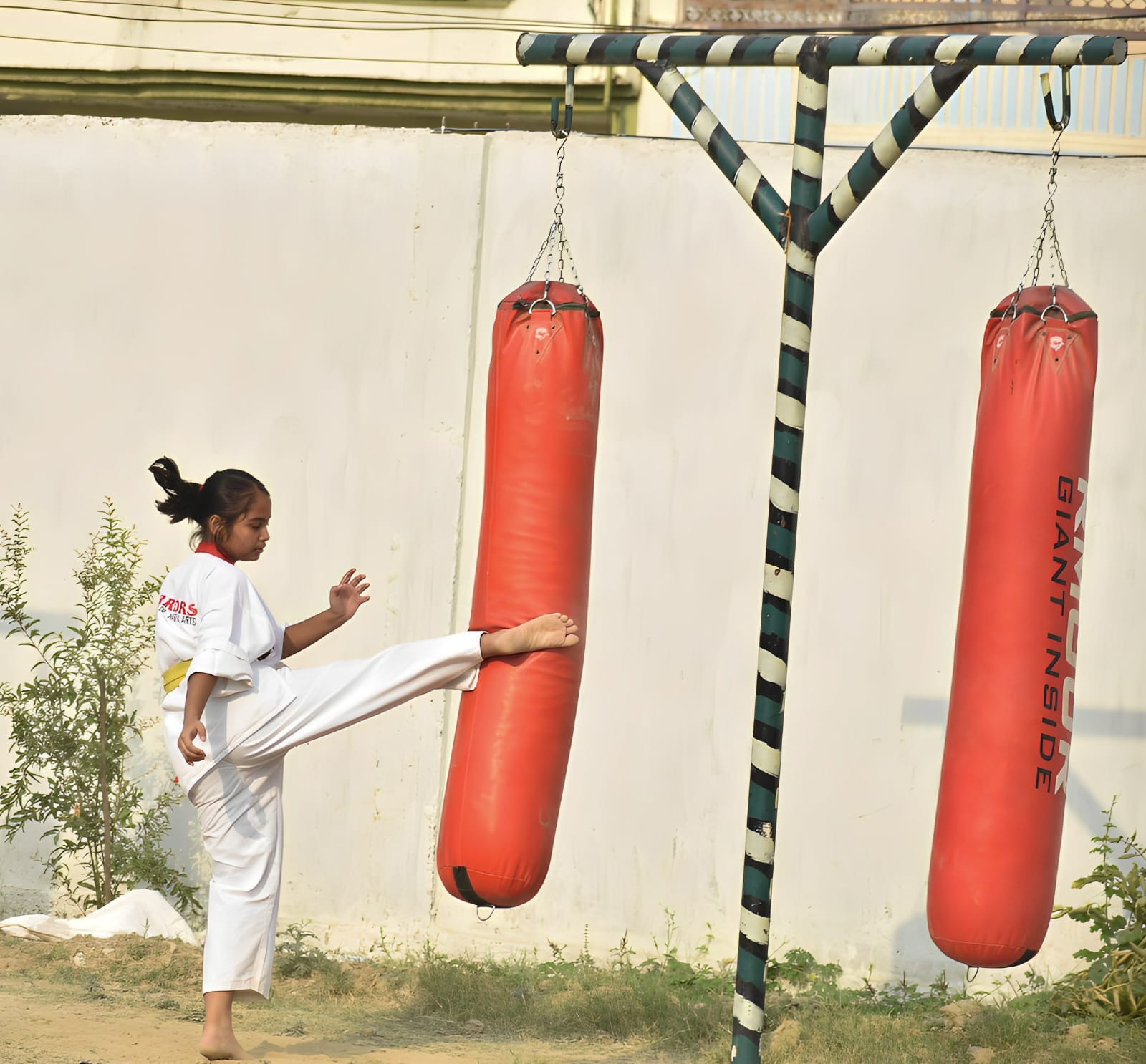 Young student training