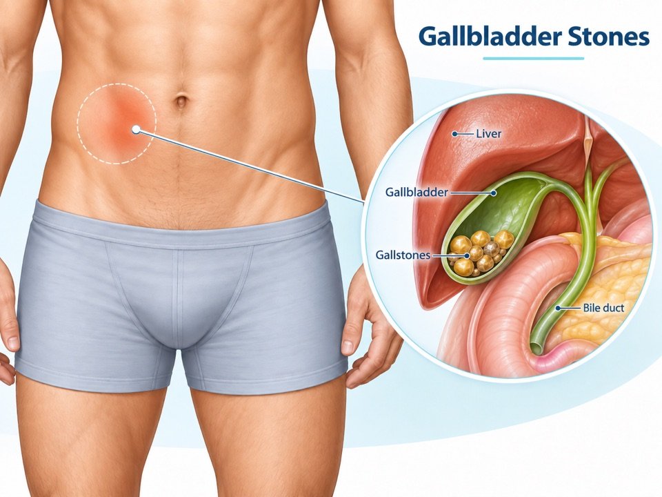 Gallbladder Stone Surgery explanatory illustration
