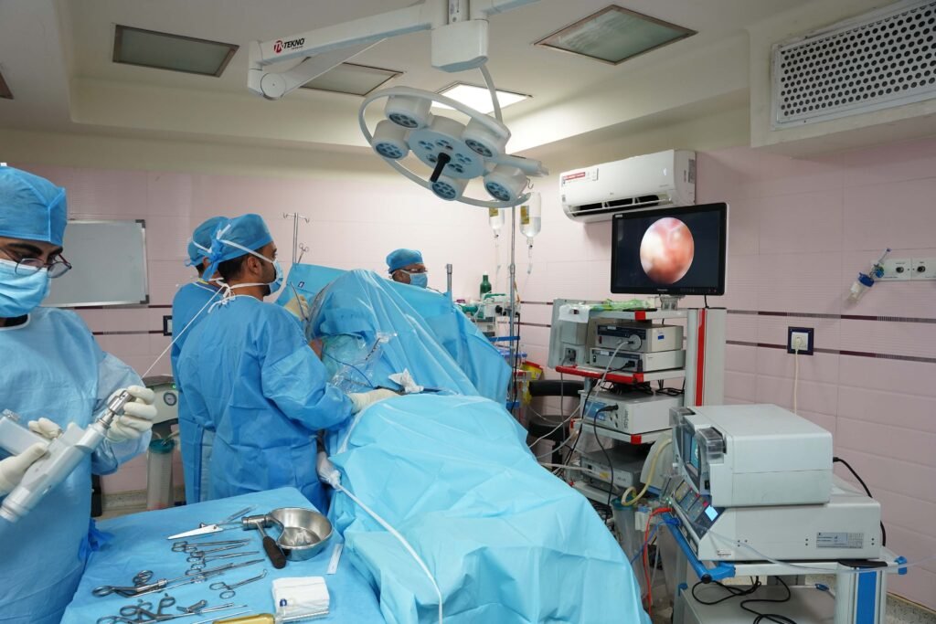 Laparoscopic Surgery explanatory illustration